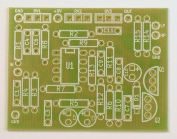 OCD PRZESTER/DISTORTION - płytka PCB