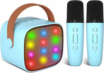 БЕСПРОВОДНОЙ МИКРОФОННЫЙ ДИНАМИК С 2 МИКРОФОНАМИ КАРАОКЕ ДИНАМИК BLUETOOTH