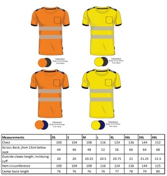 ПРЕДУПРЕЖДАЮЩАЯ ФУТБОЛКА PW3 PORTWEST T181 HI-VIS M