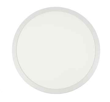 НАКЛАДНАЯ СВЕТОДИОДНАЯ ПАНЕЛЬНАЯ ЛАМПА 24ВТ БЕЛЫЙ КРУГ 6000К