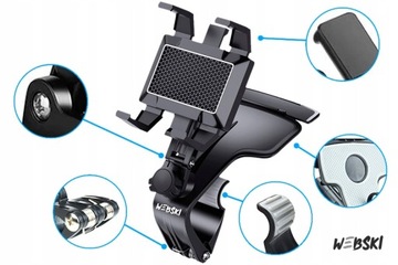 ПРОЧНЫЙ АВТОМОБИЛЬНЫЙ ДЕРЖАТЕЛЬ ДЛЯ ТЕЛЕФОНА С ЗАЖИМОМ ДЛЯ ПРИБОРНОЙ ПАНЕЛИ КОКПИТА