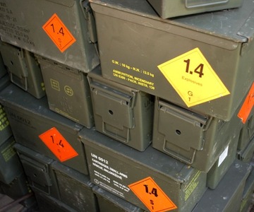 ГЕРМЕТИЧНЫЙ МЕТАЛЛИЧЕСКИЙ ЯЩИК ДЛЯ БОЕПРИПАСОВ NATO 2 CAT