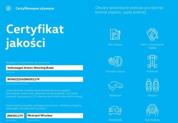 Volkswagen Arteon Fastback Facelifting 2.0 TSI 190KM 2022 Volkswagen Arteon Shooting Brake Elegance, Digital Cockpit Pro, ACC, Kamer, zdjęcie 4