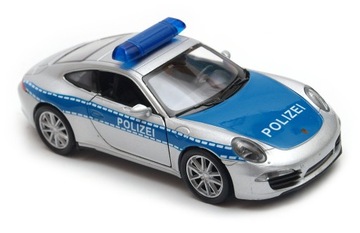 Samochód Porsche 911 Carrera S Policja 1:34 Welly