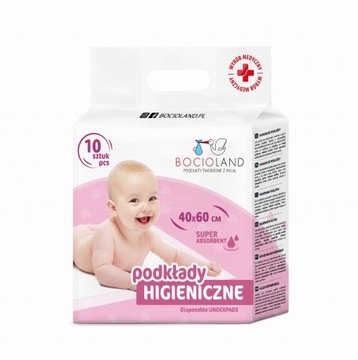 5x BOCIOLAND Подложка Защитно-гигиенические подкладки 40x60 Для пеленального столика 50 шт.