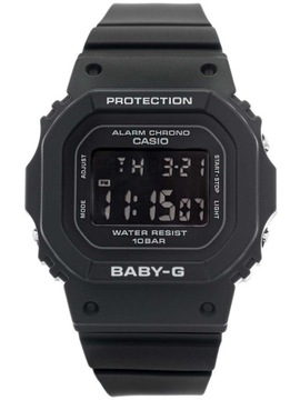 DAMSKI ZEGAREK CASIO BGD-565U-1ER BABY-G CZARNY 100M ALARM DATOWNIK STOPER