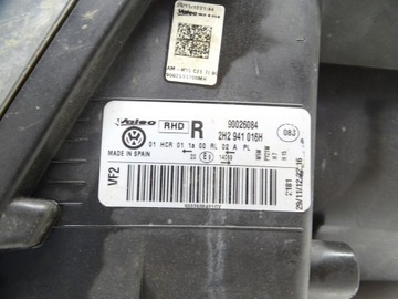 SVĚTLO PRAVÁ PŘEDNÍ VW AMAROK 2H2941016H UK