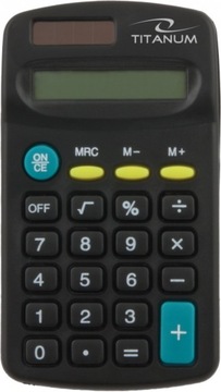 TCL101 KALKULATOR MAŁY KIESZONKOWY 8 CYFR ZASIL.AA