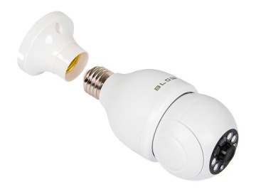 WIFI КАМЕРА ВНУТРЕННЯЯ ВРАЩАЮЩАЯСЯ ЛАМПА E27 РЕЗЬБА IP 3MP МОНИТОРИНГ TUYA