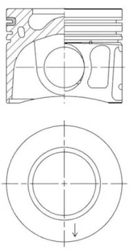 KOLBENSCHMIDT PÍST 41072600