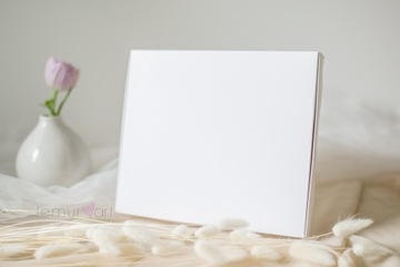 Белая коробка 20х24 для фотоальбома с фотографиями фото принца Упаковка