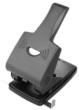 Dziurkacz HD do 65 kartek metal czarny biurowy