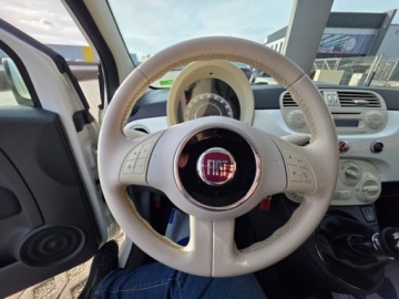 Fiat 500 II Seria 1 1.2 69KM 2011 Fiat 500 1.2 69Ps Panorama POLSKORY Alu Bialy Gwarancja 1.2 Benzyna, zdjęcie 13