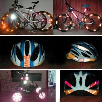 СВЕТООТРАЖАЮЩАЯ ЛЕНТА САМОКЛЕЙКАЯ ФОЛЬГА ОРАНЖЕВАЯ ПРИЗМАТИЧЕСКАЯ НАКЛЕЙКА 5 СМ