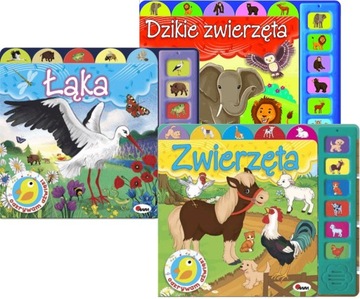 Odkrywamy Dźwięki książeczki o zwierzętach dla malucha