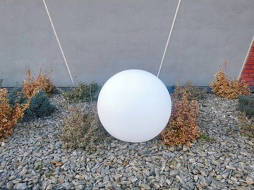 Świecąca Kula ogrodowa zewnętrzna 45cm + LED 9W
