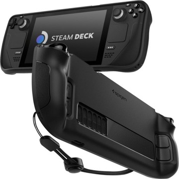 SPIGEN RUGGED — КРЫШКА ДЛЯ STEAM DECK / OLED МАТОВЫЙ + СТЕКЛО