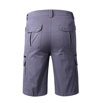 Men's Summer Knee Length Cargo Shorts Military Cam