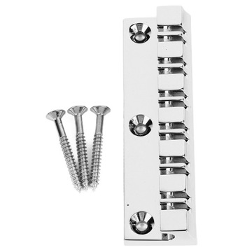 12-струнная струнодержатель металлического цвета