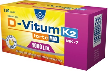 D-VITUM D3 4000 j.m.+K2Mk7 OLEOFARM 120 KAPSUŁEK