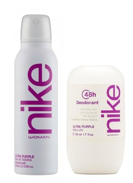 NIKE ULTRA PURPLE W ZESTAW SPRAY 200ml+ROLL-ON 50m