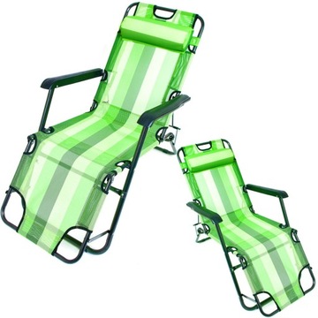 САДОВЫЙ СТУЛ ЭКО, ЗЕЛЕНЫЕ ПОЛОСКИ