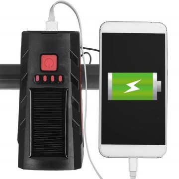 СВЕТОДИОДНАЯ ВЕЛОСИПЕДНАЯ ЛАМПА ПЕРЕДНЯЯ ДЛЯ USB МОЩНЫЙ ЗАДНИЙ СОЛНЕЧНЫЙ НАБОР СВЕТА powerbank