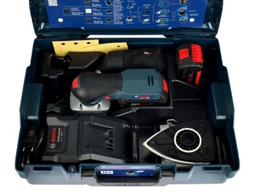 КАЧЕСТВЕННАЯ ШЛИФОВАЛЬНАЯ МАШИНА GSS 18V-13 BOSCH 2x4.0Ah L-BOXX + АКСЕССУАРЫ