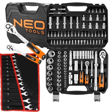 НАБОР ТОРЦЕВЫХ КЛЮЧЕЙ NEO 110e САТИНОВЫЕ СВЕРЛА TORX 1/2