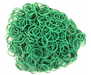 GUMKI RECEPTURKI 1 KG MOCNE rozmiar 70MM ZIELONE
