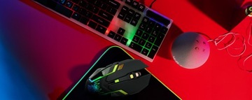 Myszka Gamingowa PRO Mysz Dla Graczy Bezprzewodowa LED 6 Przycisków 3200dpi