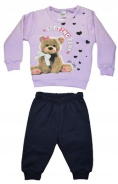Komplet niemowlęcy dresowy 92