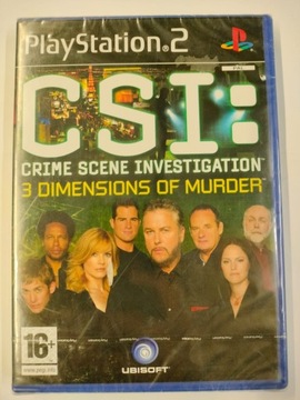 Gra CSI Crime Scene Investigation 3 Dimensions of Murde PS2