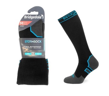 Skarpety Bridgedale STORM SOCK MW KNEE blk/blu L