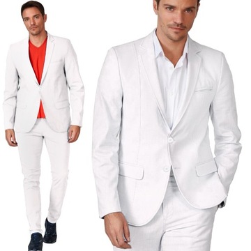 Marynarka Męska Mondo Limited Lniana Len Casual