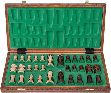 КВАДРАТ - Набор деревянных шахмат SENATOR Lux - 41 x 41 см - Chessboard &