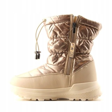 ТЕПЛЫЕ СНЕЖНЫЕ БОТИНКИ НОВОСТИ 4353 ZŁOTE 39