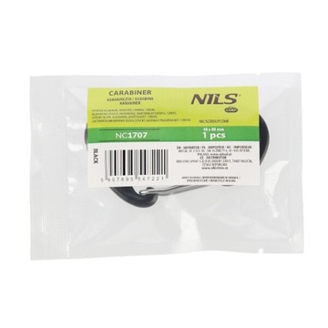 КАРАБИН 12KN NILS CAMP Черный NC1707