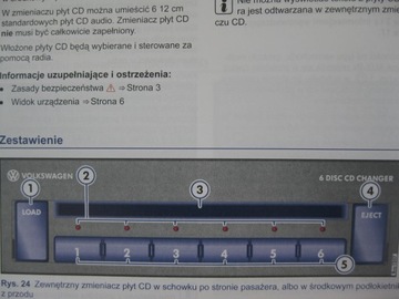 VW RCD 210 VW RCD 215 Польское радио + руководство пользователя мобильного телефона