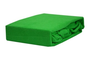 Prześcieradło frotte z gumką 120x200 sałata KOBI