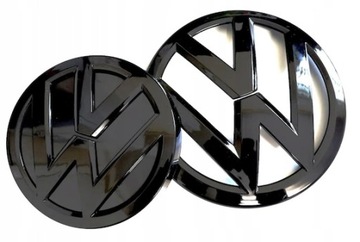 Black Golf 7 SPORT VII GTI R Vw emblem set