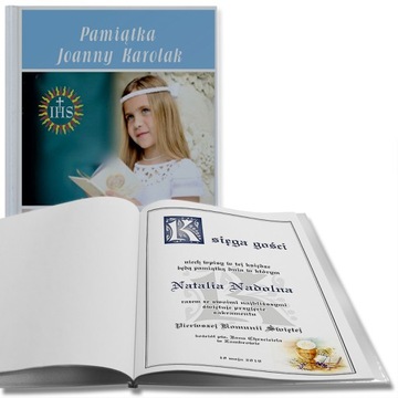Pierwsza Komunia Święta - Księga Pamiątkowa