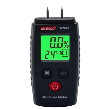 ИЗМЕРИТЕЛЬ ВЛАЖНОСТИ ИЗМЕРИТЕЛЬ ВЛАЖНОСТИ ДЕРЕВО БЕТОН КИРПИЧ ШТУКАТУРКА ЖК-дисплей