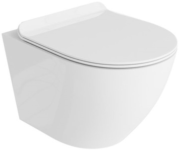 TECE БЕТОННЫЙ УНИТАЗ БЕЗОБЕДНИК ЧАША КНОПКА СТАЛЬ ХРОМ БЛЕСК FRESH7W1