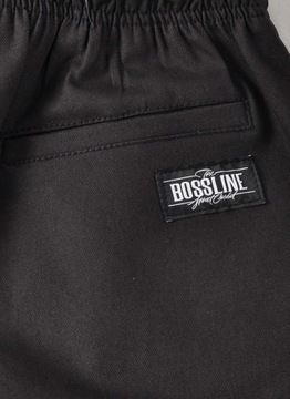 Spodnie 3XL Bossline Cargo Joggery Czarne XXXL