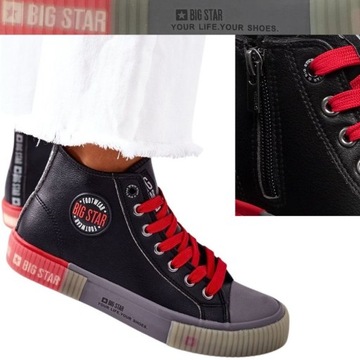 BUTY DAMSKIE BIG STAR TRAMPKI WYSOKIE SPORTOWE