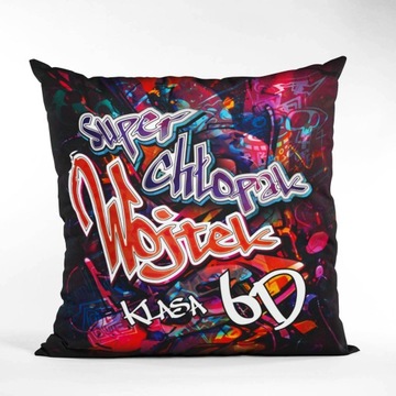 ПОДАРОК ​​ПОДУШКЕ БОЙФРЕНДУ НА ДЕНЬ МАЛЬЧИКОВ ШКОЛЬНАЯ ПОДУШКА С ИМЕНЕМ