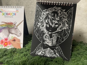 Раскраска Scratch Game Scratch Game Cards 20x14 Единорог ЕДИНОРОГ