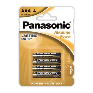 4x PANASONIC ALKALINE POWER LR03/AAA (blister)