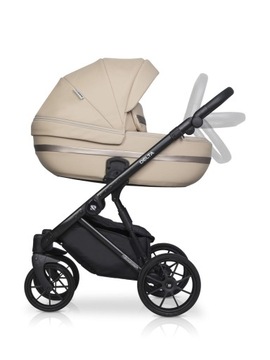 Коляска 3в1 Delta Ecco Riko Basic, СИДЕНЬЕ-КАБРИОЛЕТ, сиденье + адаптеры